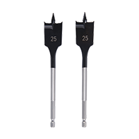Spade Drill Bit with slotted conical screw head, Hex Shank
